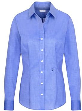 Seidensticker Damen Women Slim Longsleeve Cotton Bluse (1er Pack)