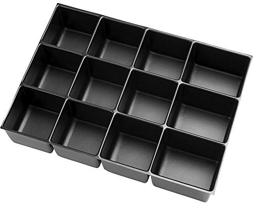 Bisley PIT451P1 Schubladeneinsatz A3 für Höhe 83 mm, 12 Fächer