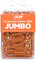 JAM PAPER Farbige Jumbo Büroklammern - Groß 50,8 mm - Orange Büroklammern - 75/Packung