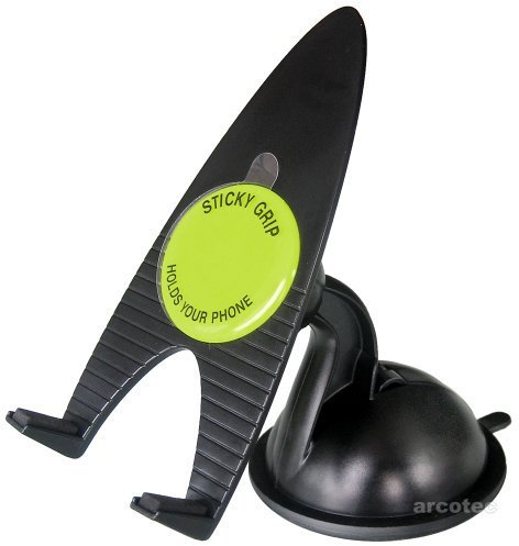 @tec Universale KFZ-Halterung, Auto Halter, Autohalterung Sticky Grip für Smartphone Handy MP3 Player iPod UVM