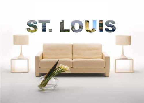 INDIGOS UG - WANDTATTOO - Wandsticker - Wandaufkleber - Aufkleber - Stadt Name St. Louis mit einigen Sehenswürdigkeiten 100 cm