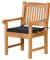 Sitzauflage Gartensessel anthrazit grau Premium Made in Germany