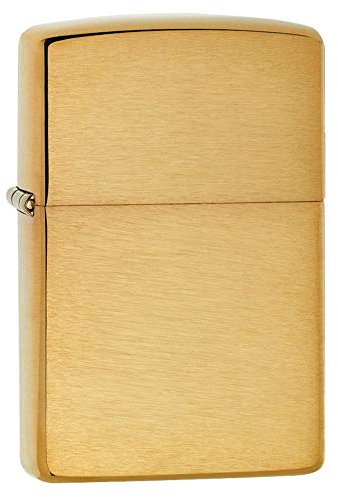 Zippo 168 Feuerzeug 60000850 Armor Case Brass Brushed Benzinfeuerzeug, Messing, Gold