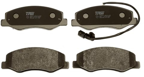 TRW GDB1885 Brake Pad Set of 4 Compatible for Renault Master III Van (FV) 2010 - Rear Axle and Other Vehicles
