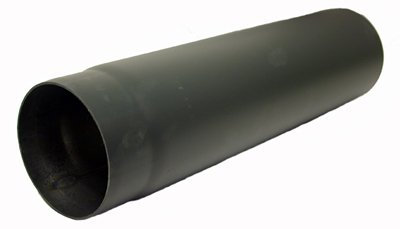 Schornstein einwandig, Schwarzstahl, 0.5m