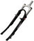 ZOOM Forcella ammortizzata Swift 28, colore nero opaco, 240 mm, peso 75 mm, 1 1/8