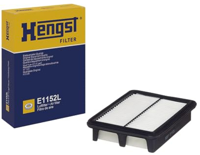 HENGST - Luftfilter E1152L - Luft-Filtereinsatz für KFZ | Hochwertiger Motorluftfilter für Otto- oder Dieselmotor - Schutz für Motoren - Wasserbeständig