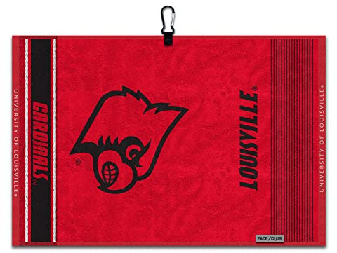 Louisville Cardinals Face/Club Jacquard Towel