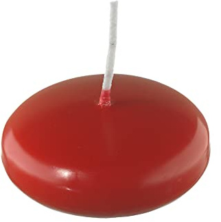 Unbekannt Kerzen, XXL Schwimmkerzen Rot 3,2 x 8 cm, 8 Stück Dose