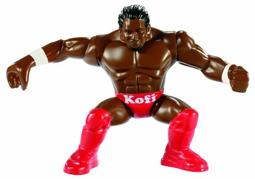 WWE Power Slammers Thunder Twisting Kofi Kingston Figur [UK Import]