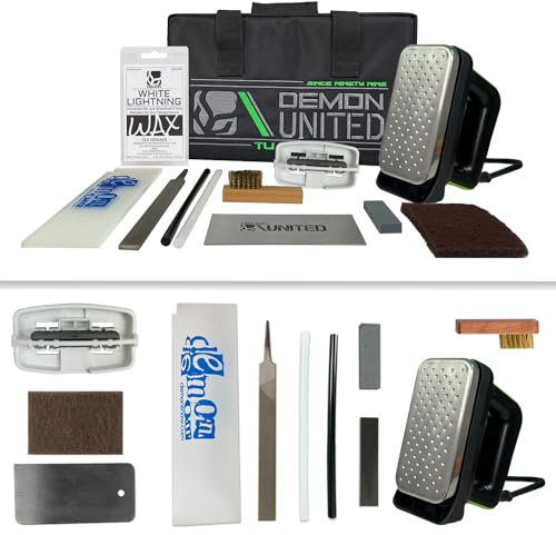 Demon komplettes Tuning-Kit mit Wachs, für Skier und Snowboards
