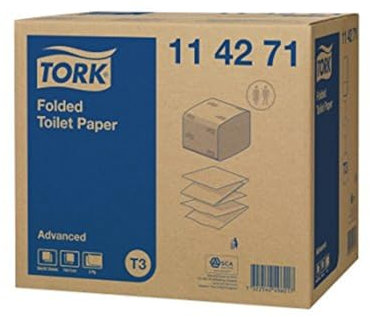 Toilettenpapier T3 2-lagig gefaltet, 36 Packungen x 242 Blatt