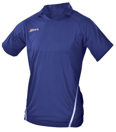 Grays G750 Hockey-Shirt für Herren, Marineblau/Weiß (11-12)