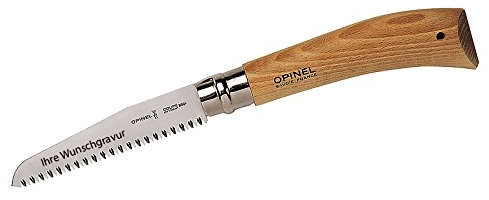 OPINEL Baumsäge, mit persönlicher Gravur auf der Klinge