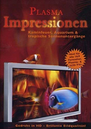 Plasma Impressionen - Kaminfeuer, Aquarium & tropische Sonnenuntergänge