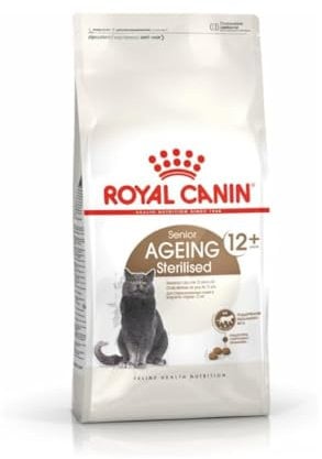 ROYAL CANIN Sterilised Ageing 12+ | 400 g | Alleinfuttermittel für Katzen | Speziell für kastrierte ältere Katzen ab dem 12. Lebensjahr | Zum Gewichtserhalt | Trockenfutter
