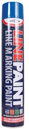 Bond It Survey Line Marker Marking Spray Paint 750ml - Blue Permanent