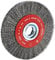 Leman 06429 Brosse métallique en Acier ondulé Ø 200 mm