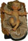 Miniatur Modell Figur Jesuskind im Barren 2tlg. für 9cm Figuren handbemalen