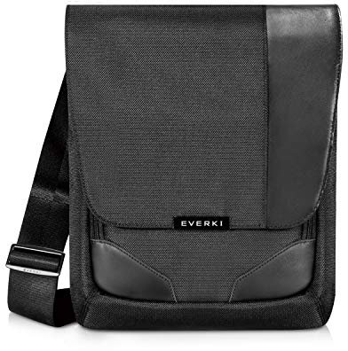 Everki Unisex Venue XL Premium Mini Messenger passend f r Ger te mit 12 Zoll 33cm iPad Pro Surfac, Schwarz, iPad Pro/Surface PRO/MacBook 12 EU