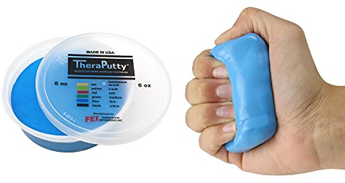CanDo Theraputty Knetmasse, 170 g, Blau (hart)