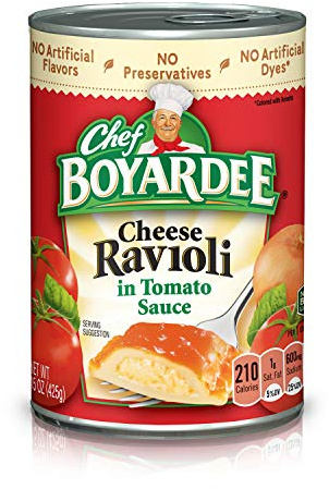 Chef Boyardee 12 seravioles de queso en salsa de tomate de 425 ml