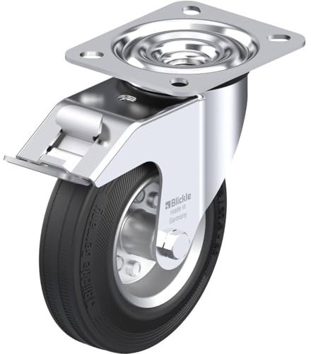 Blickle 280081 LE-VE 125R-FI Lenkrolle mit Feststeller Rad-Durchmesser: 125 mm Tragfähigkeit (max.): 100 kg 1 St.