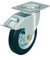 Blickle 280081 LE-VE 125R-FI Lenkrolle mit Feststeller Rad-Durchmesser: 125 mm Tragfähigkeit (max.): 100 kg 1 St.