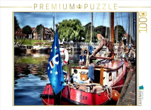 CALVENDO Puzzle Der alte Hafen Carolinensiel | 1000 Teile Lege-Größe 64 x 48 cm Foto-Puzzle für glückliche Stunden