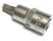 Clé Allen (hexagonale) 7 mm type douille à emboîter - ø orifice d'emboîtement 1/2 (12,5 mm) - En acier au Cr-V