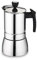 Café Ole SSICM-06 Cafe Ole Espresso Coffee Maker, Stainless Steel, Silver, 6 Cup