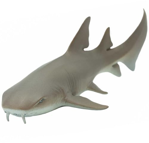 Safari Ltd. Nurse Shark Figur – verklighetstrogen 14 cm modellfigur – pedagogisk leksak för pojkar, flickor och barn i åldrarna 3+