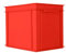 SSI Schäfer Eurobox Serie EF 4320 300x400 mm Stapelbox Lagerbox Europalette Eurobehälter rot - 94088