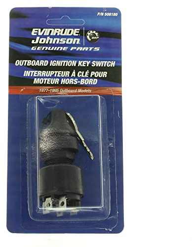 Johnson Evinrude OMC New OEM 77 Series Outboard Ignition Key Switch, 0508180