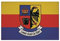 U24 Aufnäher Nordfriesland Fahne Flagge Aufbügler Patch 9 x 6 cm
