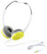 Elecom Contrast Headphones - Lime Green