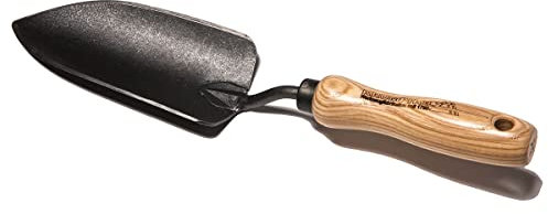 Unbekannt Pflanzenkelle schmal geschmiedet - mit stabilem Eschenholzgriff 14 cm - Krumpholz Gartengerät