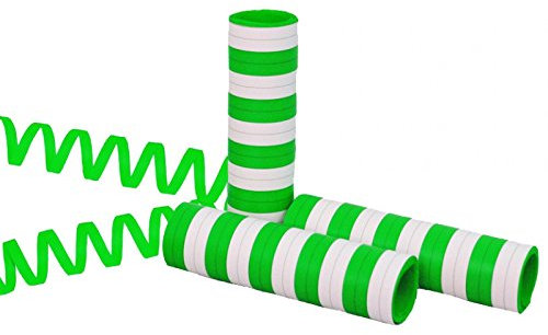 Everflag Luftschlangen grün-weiß 10 Stück