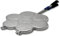 HOME 916100 Stampo per Tigelle Utensili da Cucina Casa, Alluminio, Argento