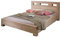 Akazie Massivmöbel Bett 180x200 massiv Holz Möbel Nature White #202 getüncht