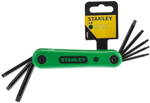 STANLEY 4-69-263 - Juego 8 llaves torx t9-t40 - tipo navaja -