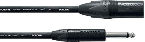 CORDIAL CABLES Audiokabel XLR-Stecker/Klinke Mono 10 m AUDIO Select XLR-Kabel