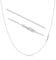 KEZEF Sterling Silver 1.3 mm Cable Chain for Women or Men - 925 Silver Italian Necklace Chain - Hypoallergenic and Tarnish Resistant - 30 Inches | 75 cm