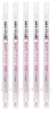 Gelly Roll Stardust Bold Point Pen Open Stock-Pink Star 5PK