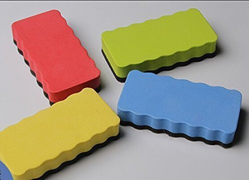 KINGQ Random Colors Magnetic White Board Blackboard Dry Wipe Cleaner Eraser