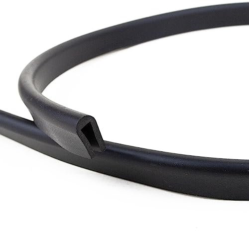 EUTRAS [3m] Fassungsprofil FP3007 Gummidichtung 4,0 mm – schützt und dichtet zuverlässig ab – für Bleche, Glas und Bauelemente – deutsche Industriequalität Made in EU
