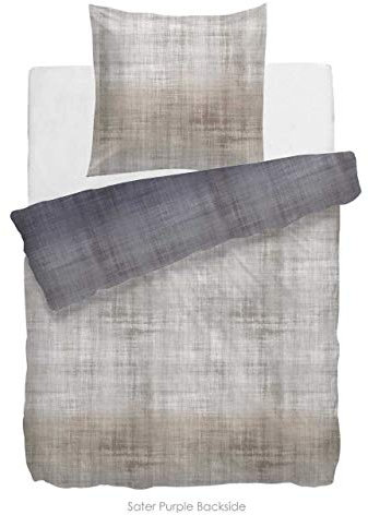 NHL HNL Living Velvet Touch Sater Mako-Satin-Bettwäsche Violett 155x220 + 80x80