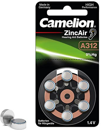 Camelion 15056312 A312 Battery - Multicolour (Pack of 6)