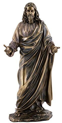 Top Collection Jesus Christus Segen Statue Real Bronze Powder Cast Statue Skulptur 12