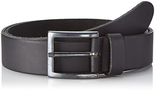 Petrol Herren Gürtel 35909, Einfarbig, Gr. 90(90), Schwarz (schwarz 0001)